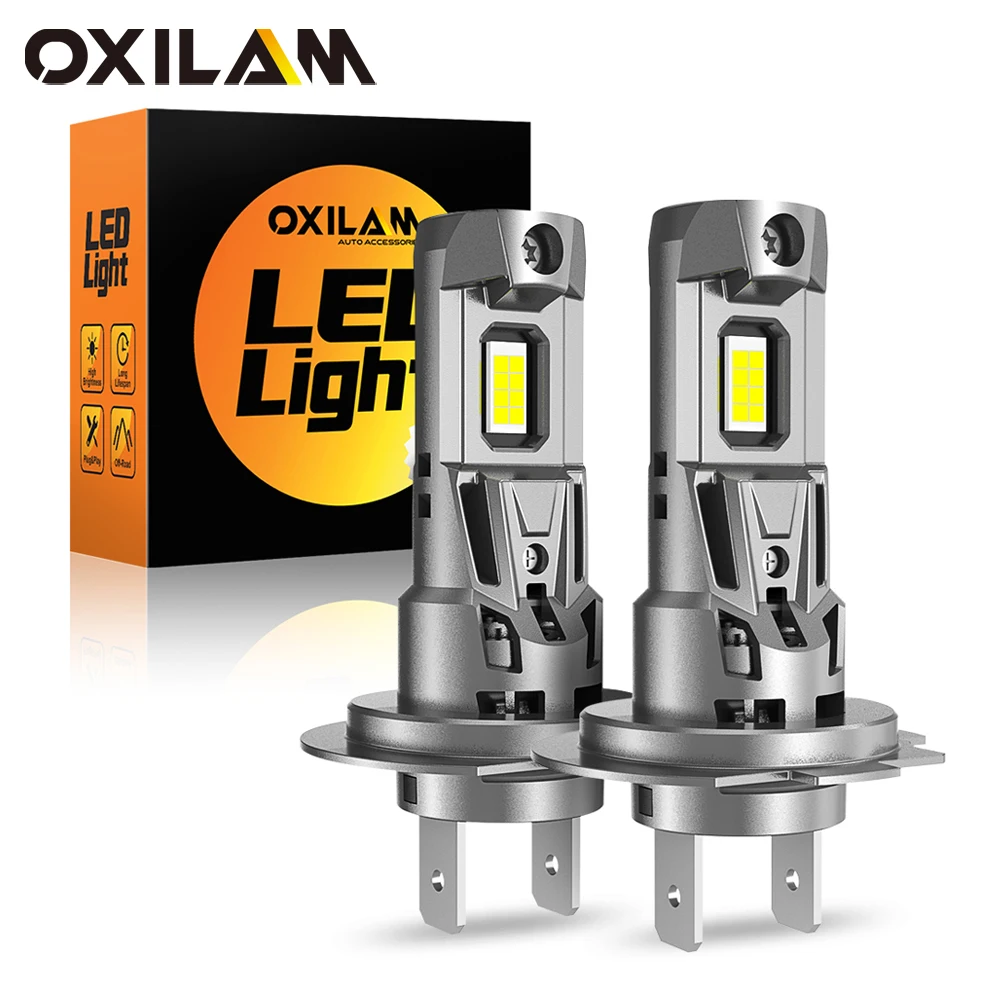 

OXILAM 2X H7 Светодиодные лампы Canbus с вентилятором CSP Chip High Power Turbo H7 LED без ошибок Автоматическая фара Налобная лампа 120 Вт 22000LM