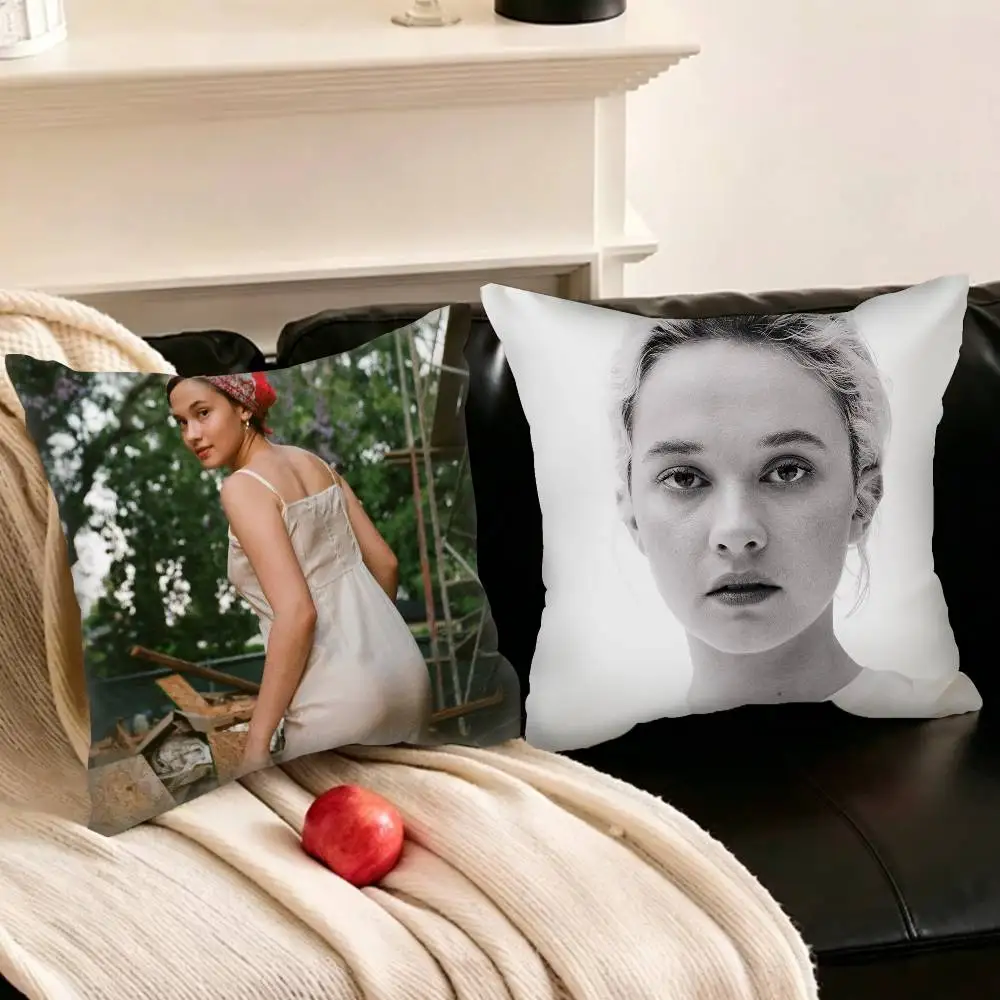 

Cailee Spaeny Actress Various Sizes Square Pillowcase For Car Home Bedchamber Decor