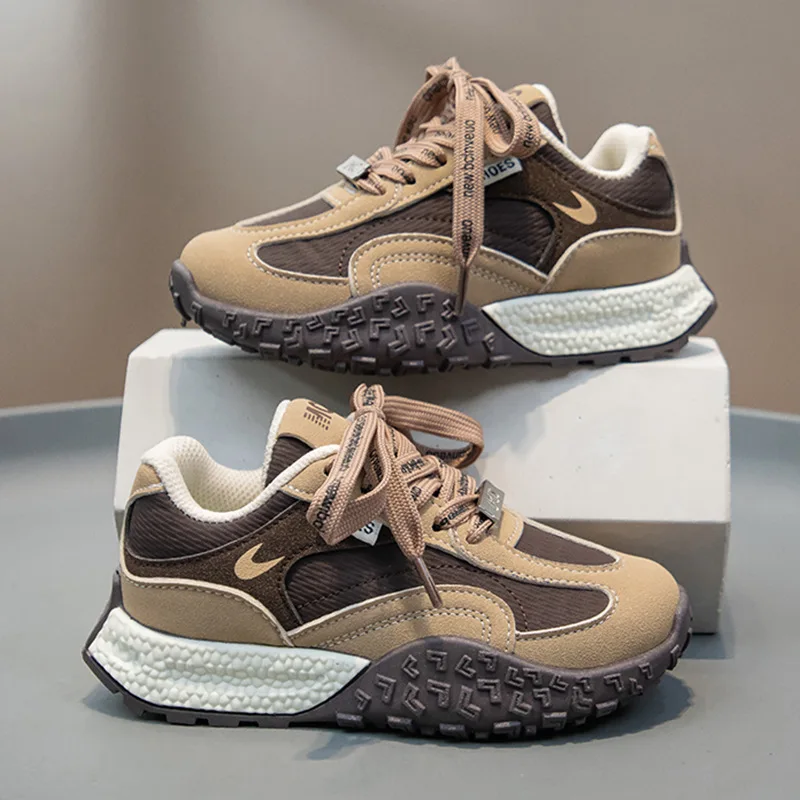 

2025 New Boys' Soft Bottom Leisure Running Shoes Running Sneakers Women's Sport Shoes Fashion Ladies Casual Shoes Size 26-37