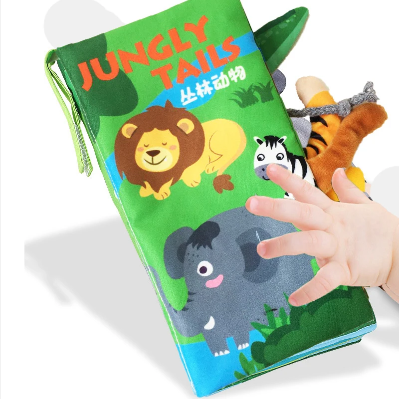 Baby Bücher Frühe Entwicklung Sensorischen Baby Tuch Buch Baby Spiele Schwarz Weiß Bücher Spielzeug Für Babys 0 12 Monate 1 2 jahr Alt