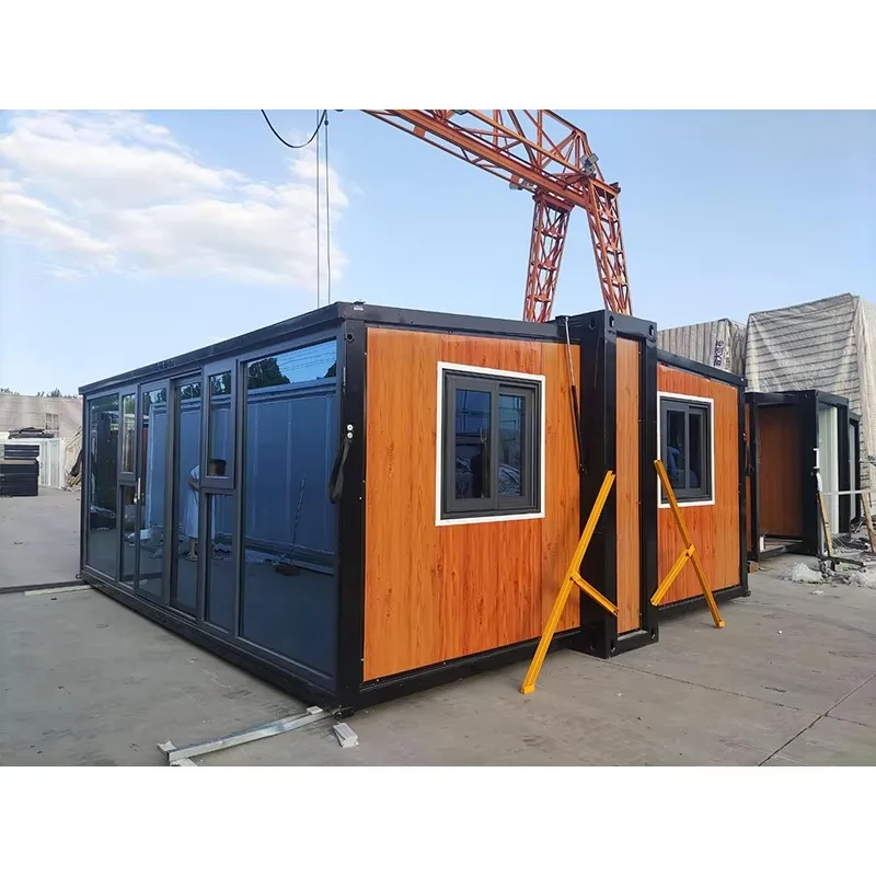 Fully Finished 2 Bedrooms Modular Homes Extended Prefab House Expansion Container House 20ft Expandable Modular Homes