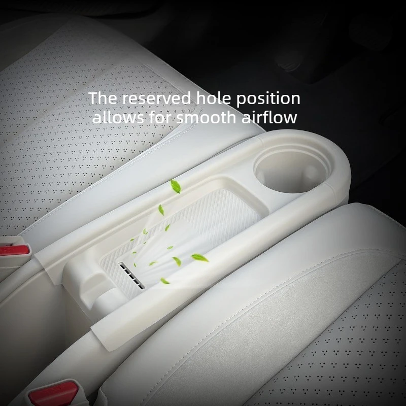 For NIO Firefly Console Protective Mat Cup Holder Liner Wireless Charging Pad Dustproof Interior Organizer Set
