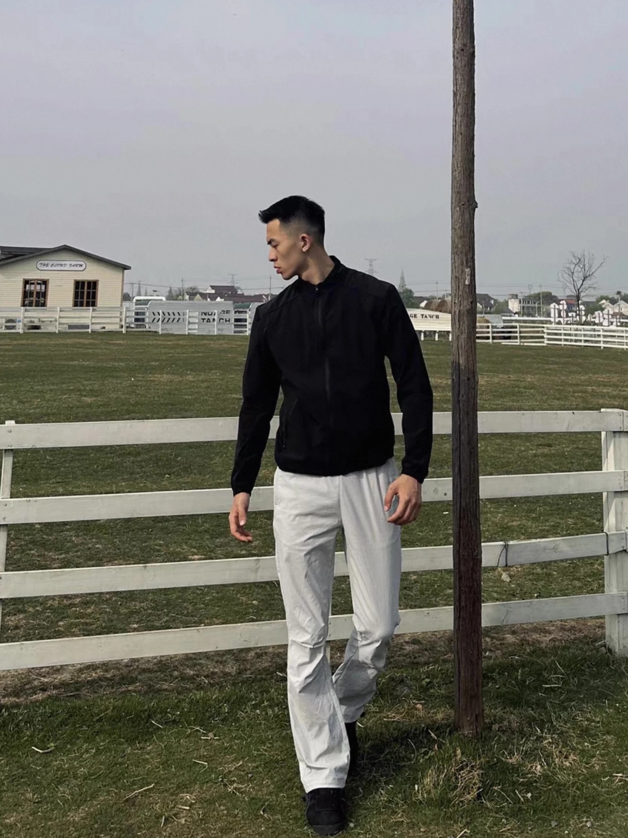 

American Retro Summer Cool Breathable Men's Casual Pants Outdoor id Functional Pleated Straight Tube Dstring Long Trousers