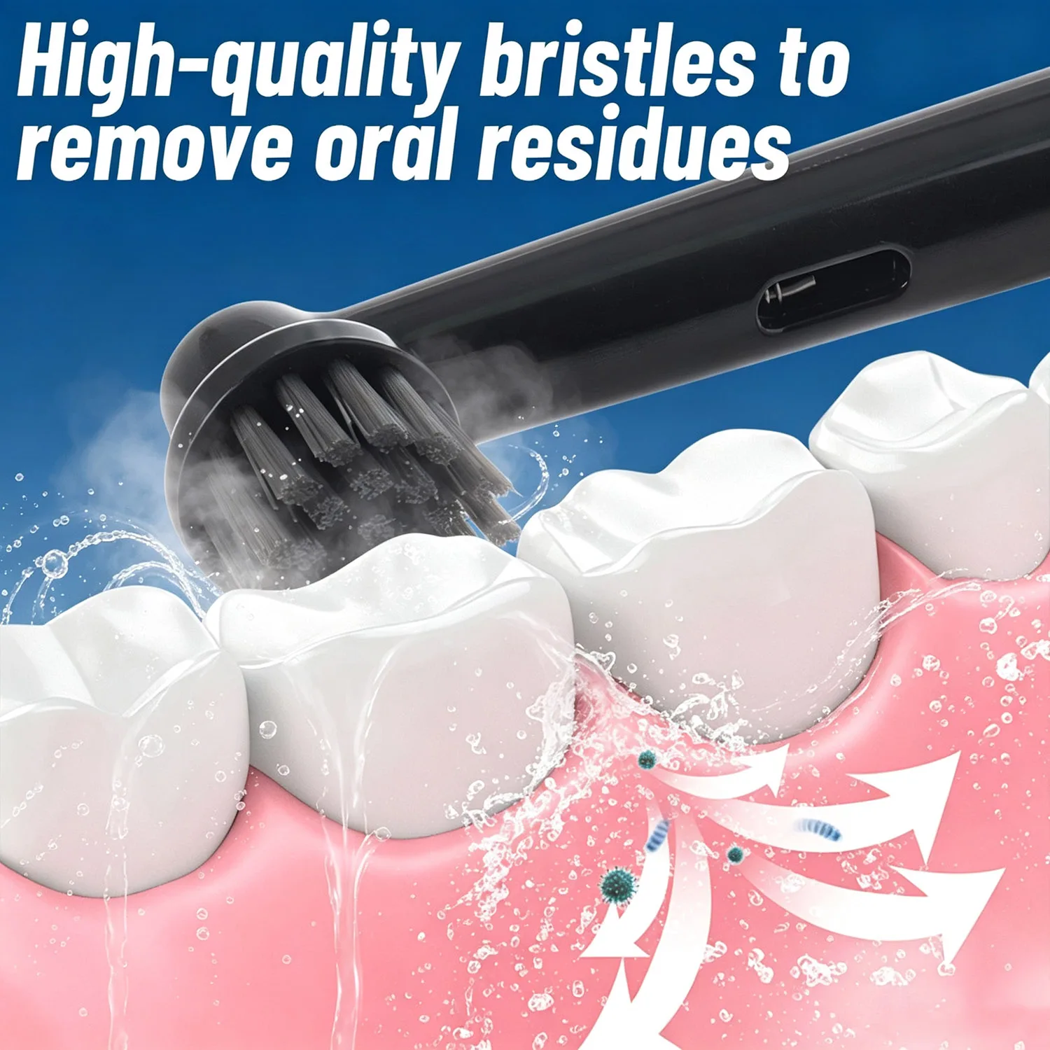 Electric Toothbrush Replacement Brush Heads for Oral Basic Cleaning -B Toothbrush Nozzle Bristles D100 D25 D30 D32 4739 3709 374