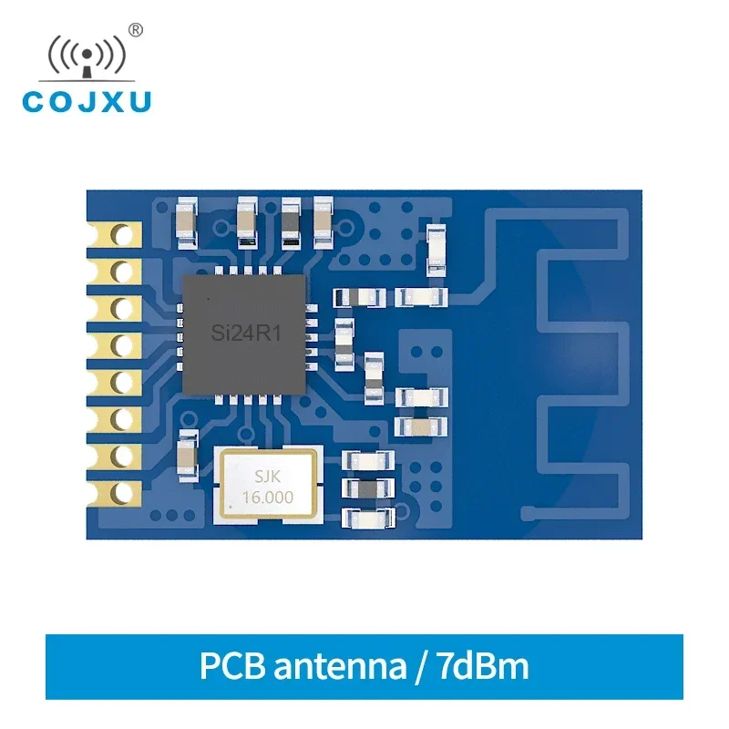 E01C-ML01S Si24R1 Wireless Module 2.4GHz 2Mbps 7dBm Long Distance 300m Crystal Oscillator PCB Antenna 2.4G SMD SPI RF Module