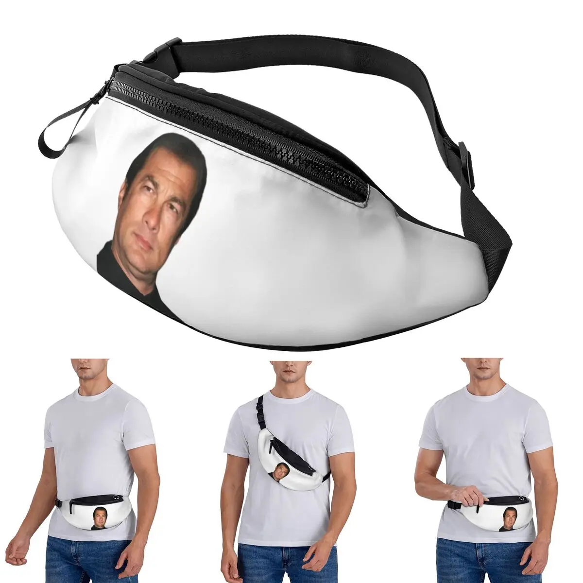 

Поясная сумка через плечо Steven Seagal для мужчин и женщин, поясная сумка для путешествий, бега, денег, чехол для телефона