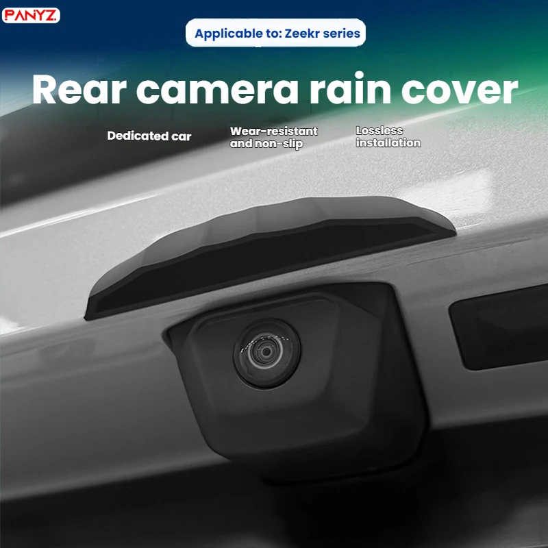 Для Zeekr 009 7X 007 001 автомобильный чехол для камеры заднего вида, водонепроницаемый противодождевой чехол для камеры, защитный безопасный силиконовый чехол для камеры заднего вида