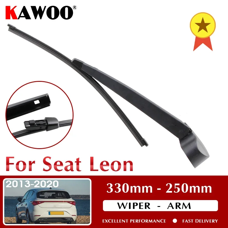 

For Seat Leon 2013-2016 2017 2018 2019 2020 330mm Car Rear Wiper Blade Blades Back Window Wipers Arm Auto Windscreen Blade