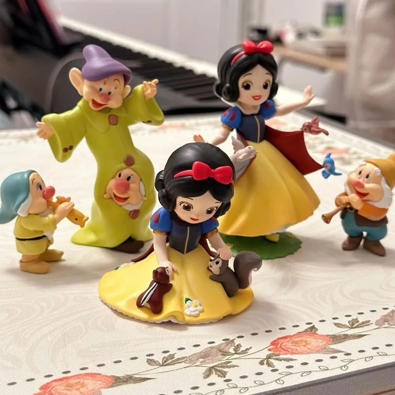 Fun Disney Snow White and The Seven Dwarfs Blind Box Mystery Box Cartoon Character Ornaments  Affordable Toy Gift