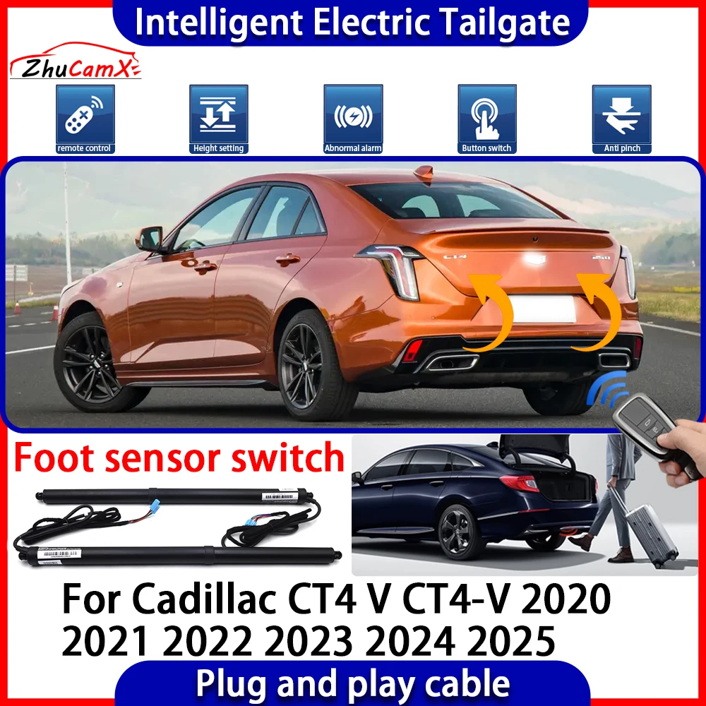 Automatic Lifting kit Trunk Intelligent Electric Tail Gate Lift Tailgate for Cadillac CT4 V CT4-V 2020 2021 2022 2023 2024 2025