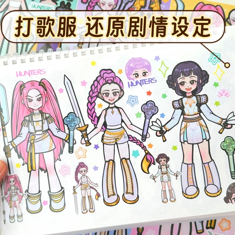 6/10/16 قطعة k-pop caçadores de Demôalos شخصية dos desenhos أنيمادوس mudanza adesivo à probe dwaterproof kawa estetica crian