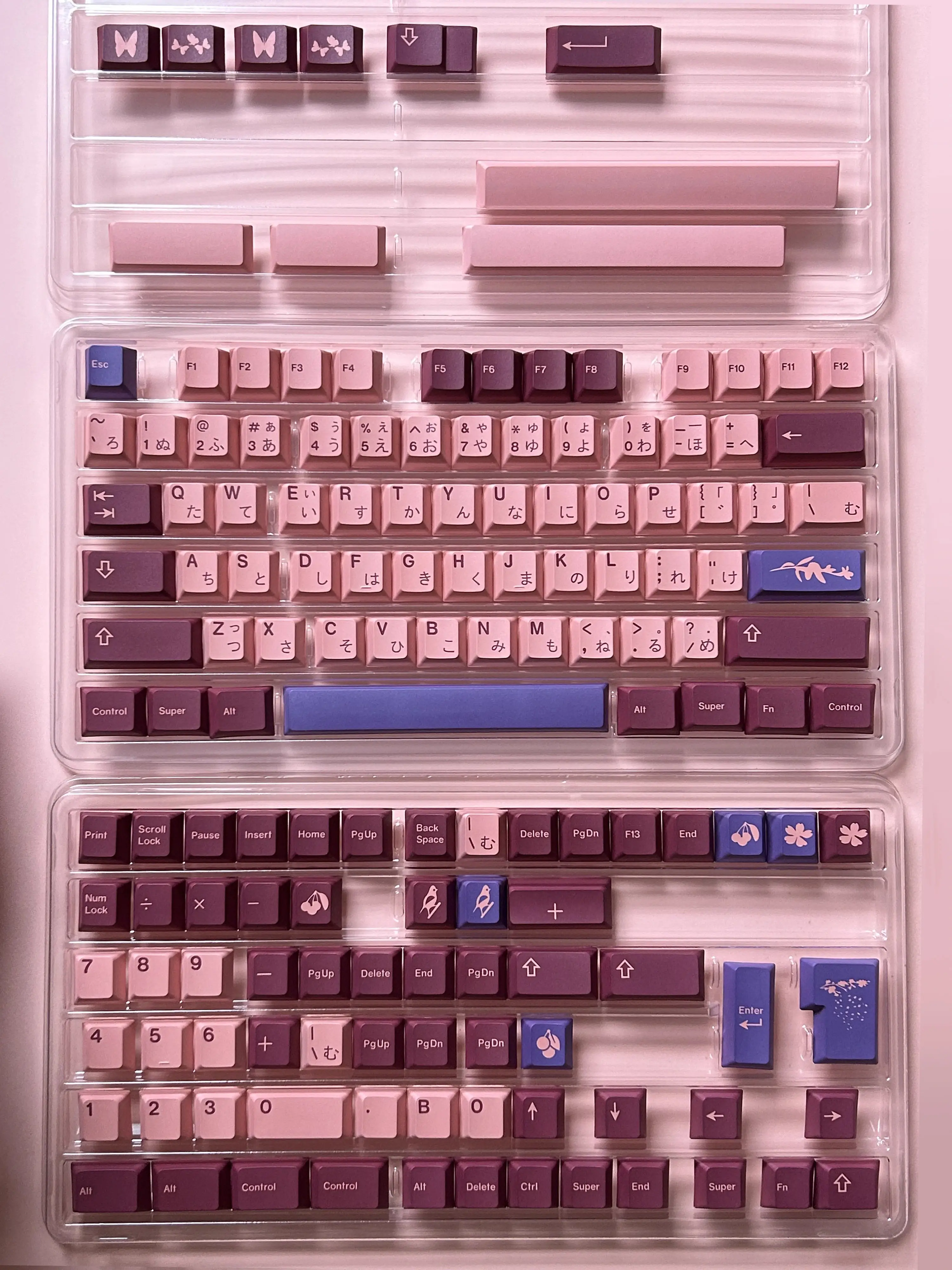 GMK Blossom Keycap 168 teclas PBT Keycaps Cherry Profile DYE-SUB personalizado para teclado mecánico