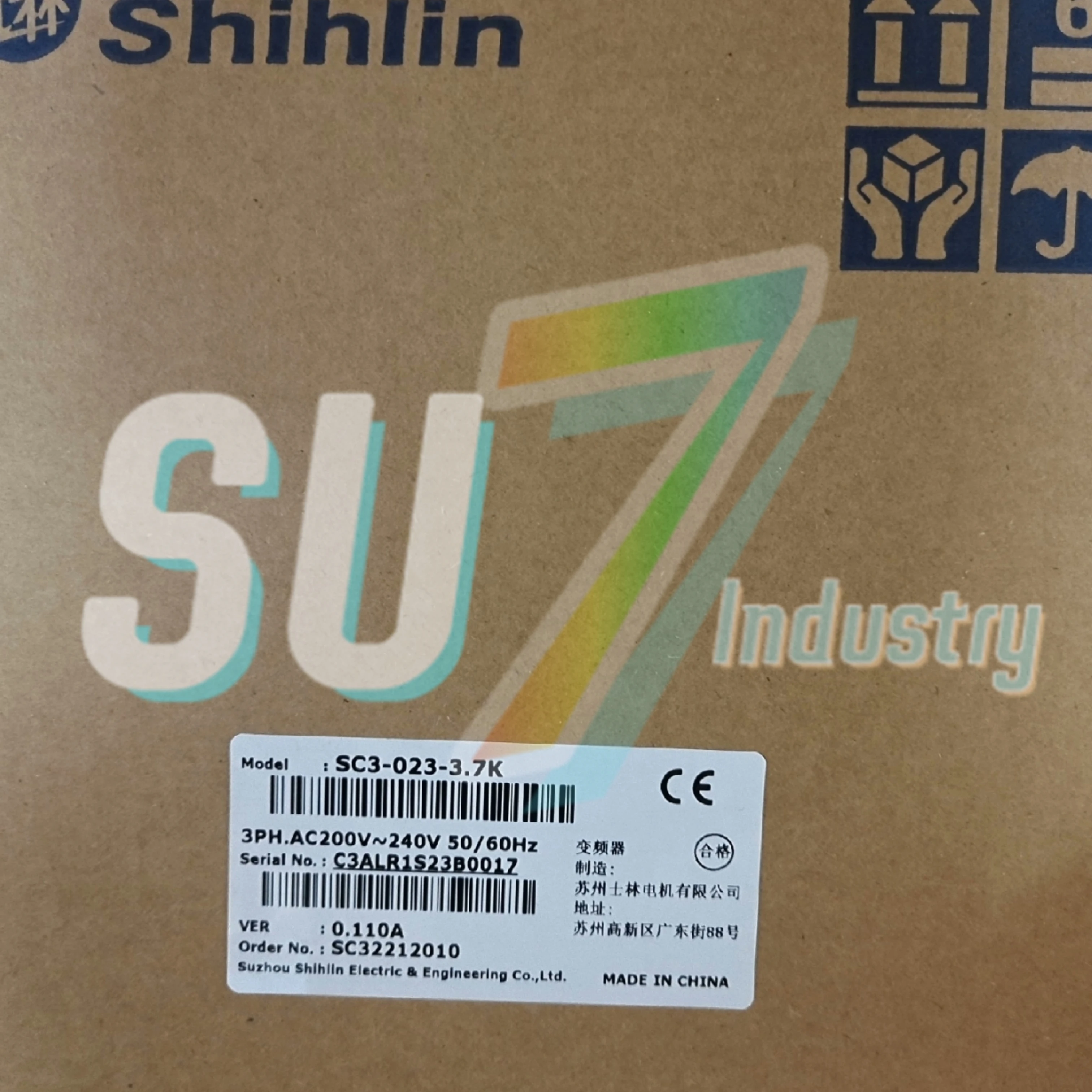 SC3-023-2.2K SC3-023-3.7K Convertidor de frecuencia Nuevo en caja