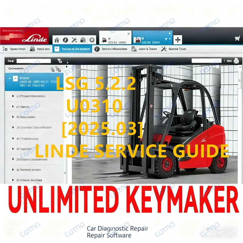 New LSG 5.2.2 U0310 [2025.03] LINDE SERVICE GUIDE + Unlocked Keygen for Unlimited Install on Multi Computers Work for Fork Lift