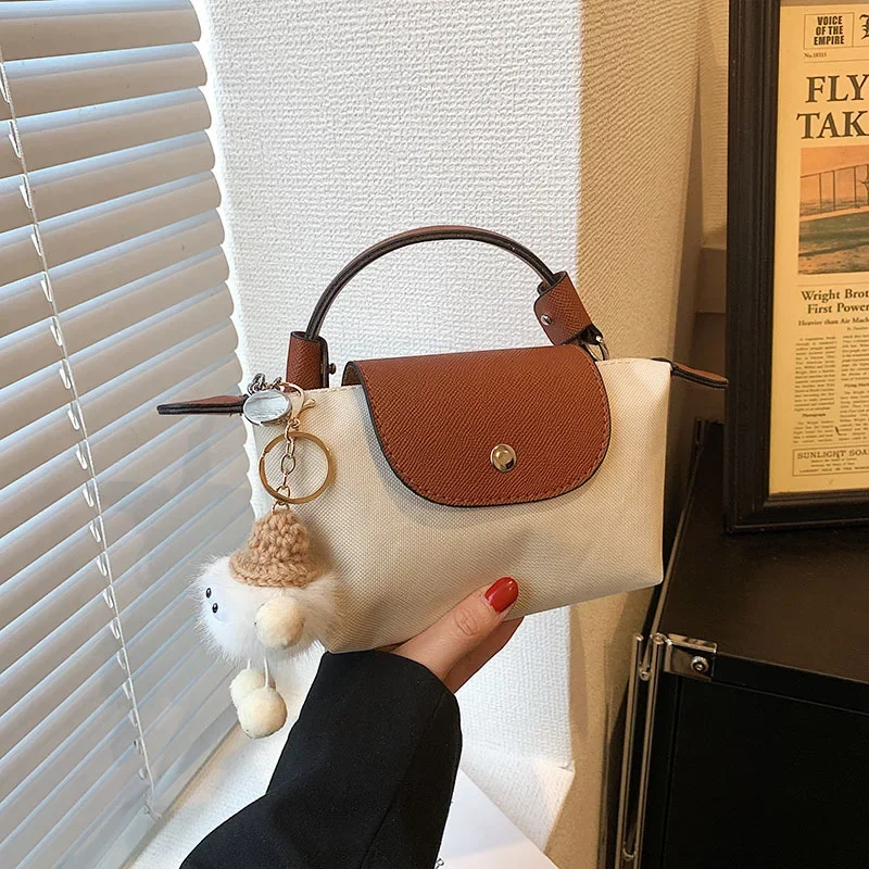 2024 Dumpling Bag Change Mobile Phone Bag One Shoulder Oblique Span Handbag with Shoulder Strap Women's Bag