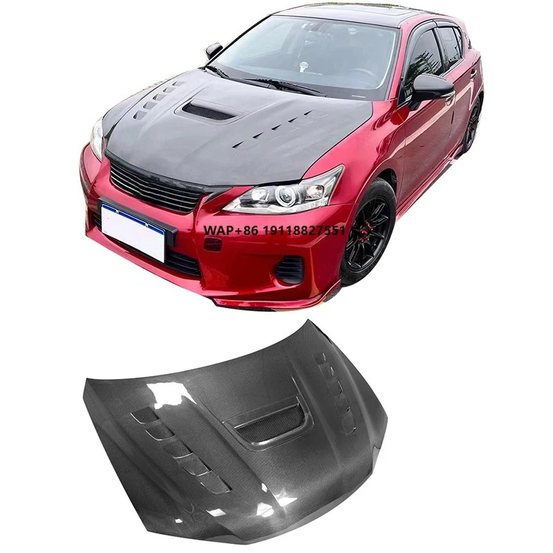 

MBJ Style Carbon Fiber Engine Hood with Vent for CT200 2011-2022 Perfect Fitment