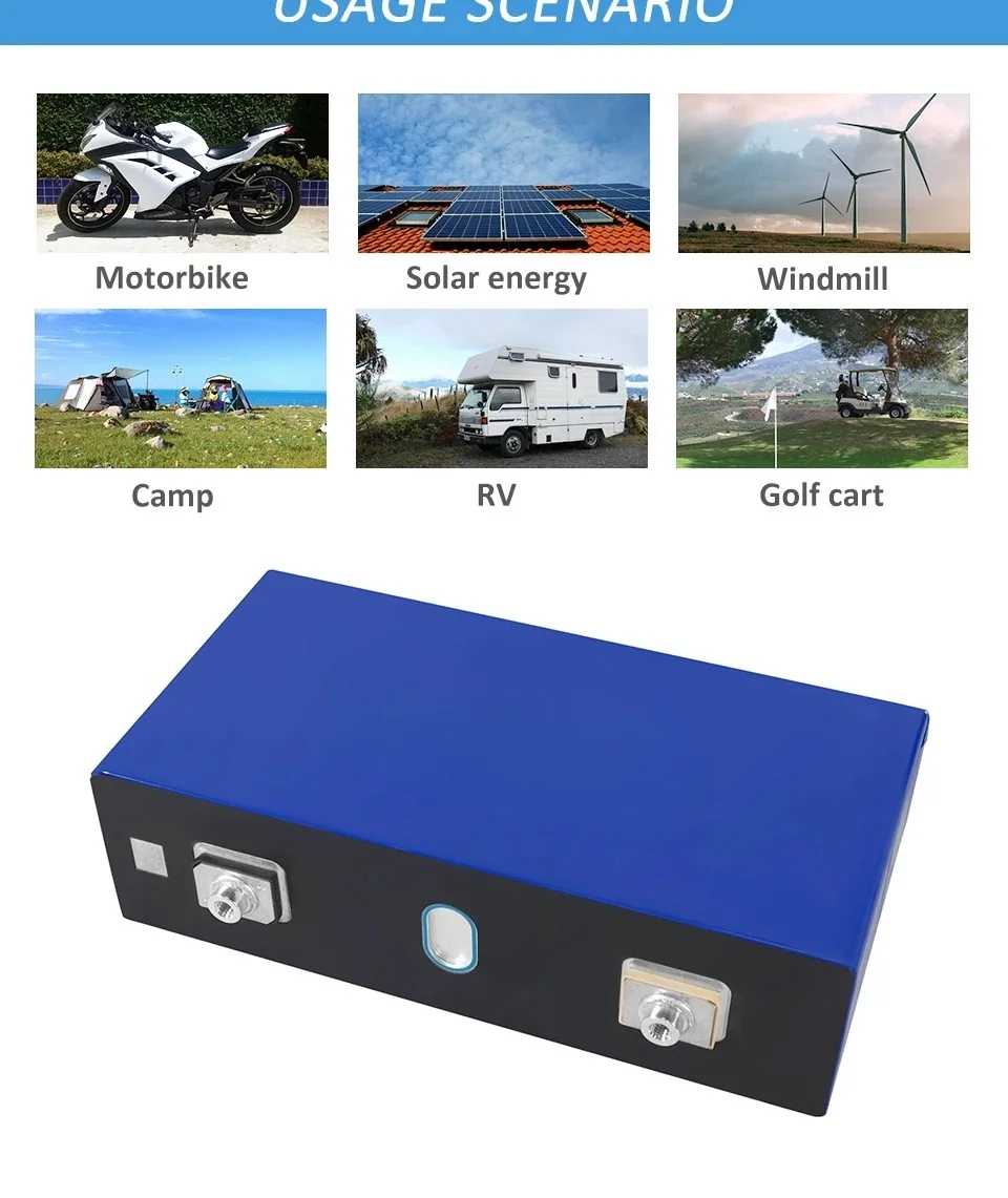 8 pcs 3.2V 135Ah 150Ah 230Ah 310Ah LiFePO4 Battery3.2v Lithium iron phosphate batteries For 24v Campers Golf Cart Off-Road Solar