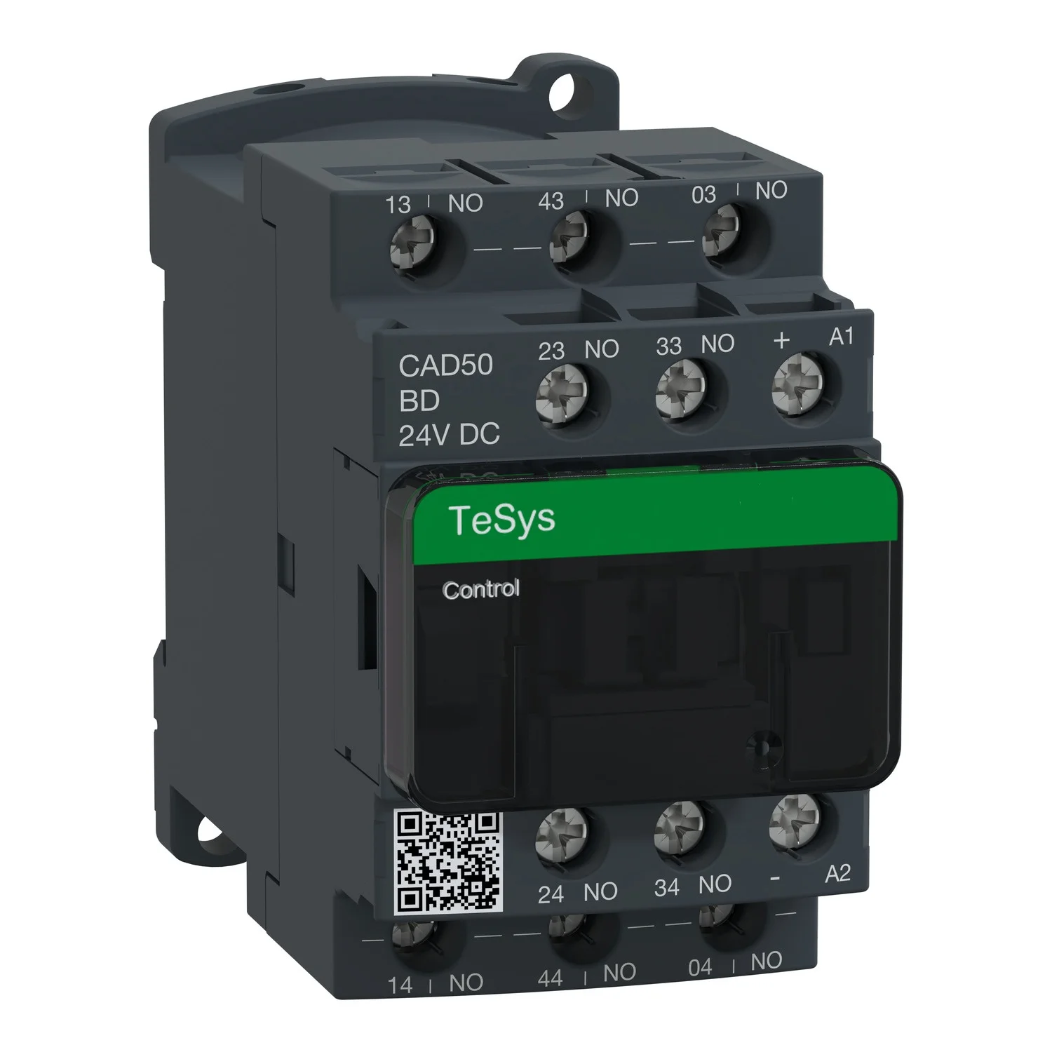 

CAD50 CAD50...C CAD50BD CAD50BDC TeSys D control relay - 5 NO - = 690 V - 24 V DC standard coil