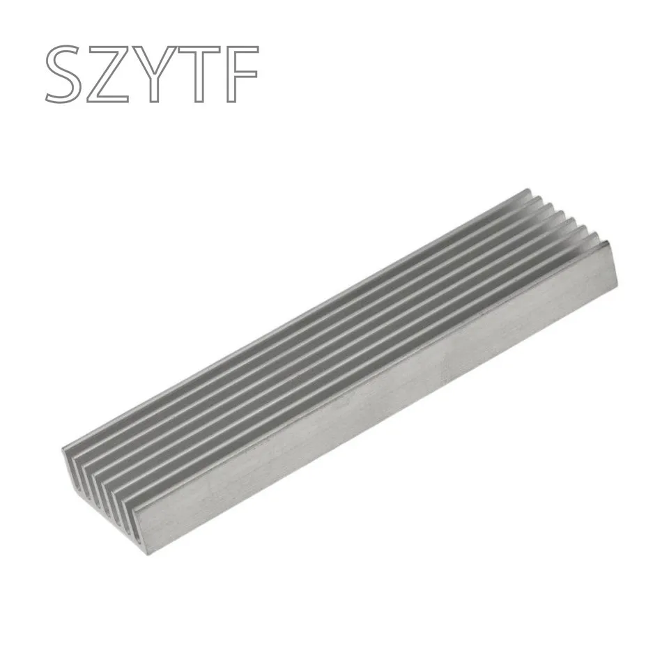 Heatsink Radiator Cooler Radiator 100X25X10MM High Quality Aluminum Heat Sink Fins Fast Thermal Conductivity Thermal Bar 