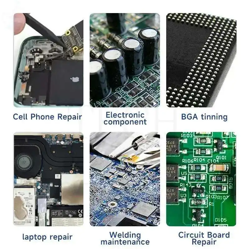 XZZ-Pâte à souder à haute température, 138 ℃/158 ℃, puce IC, CPU 18/boue pour SMD BGA PCB, outil de soudage de réparation, 1 pièce