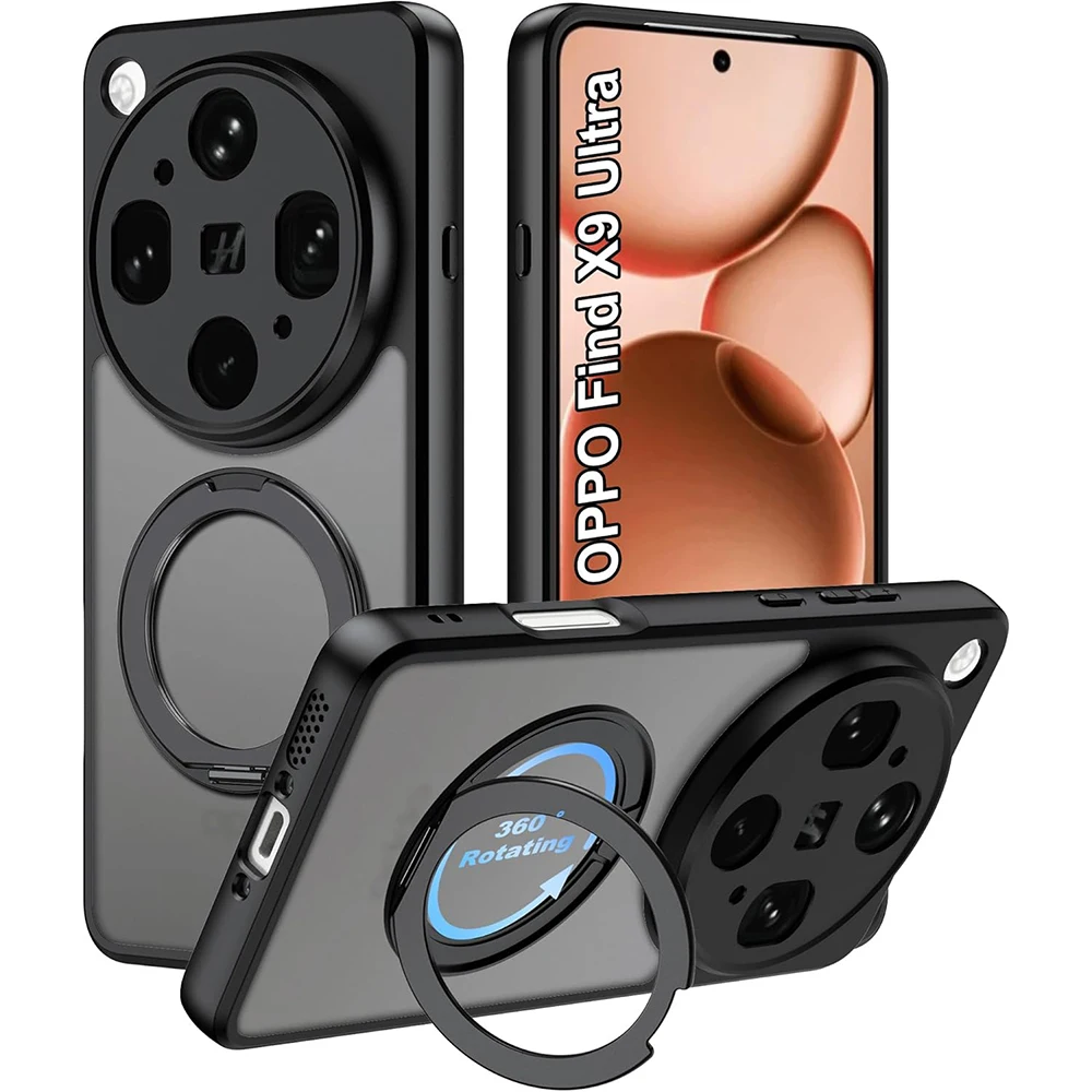 360° Rotating Shockproof Kickstand Hard Magnetic Wireless Ch