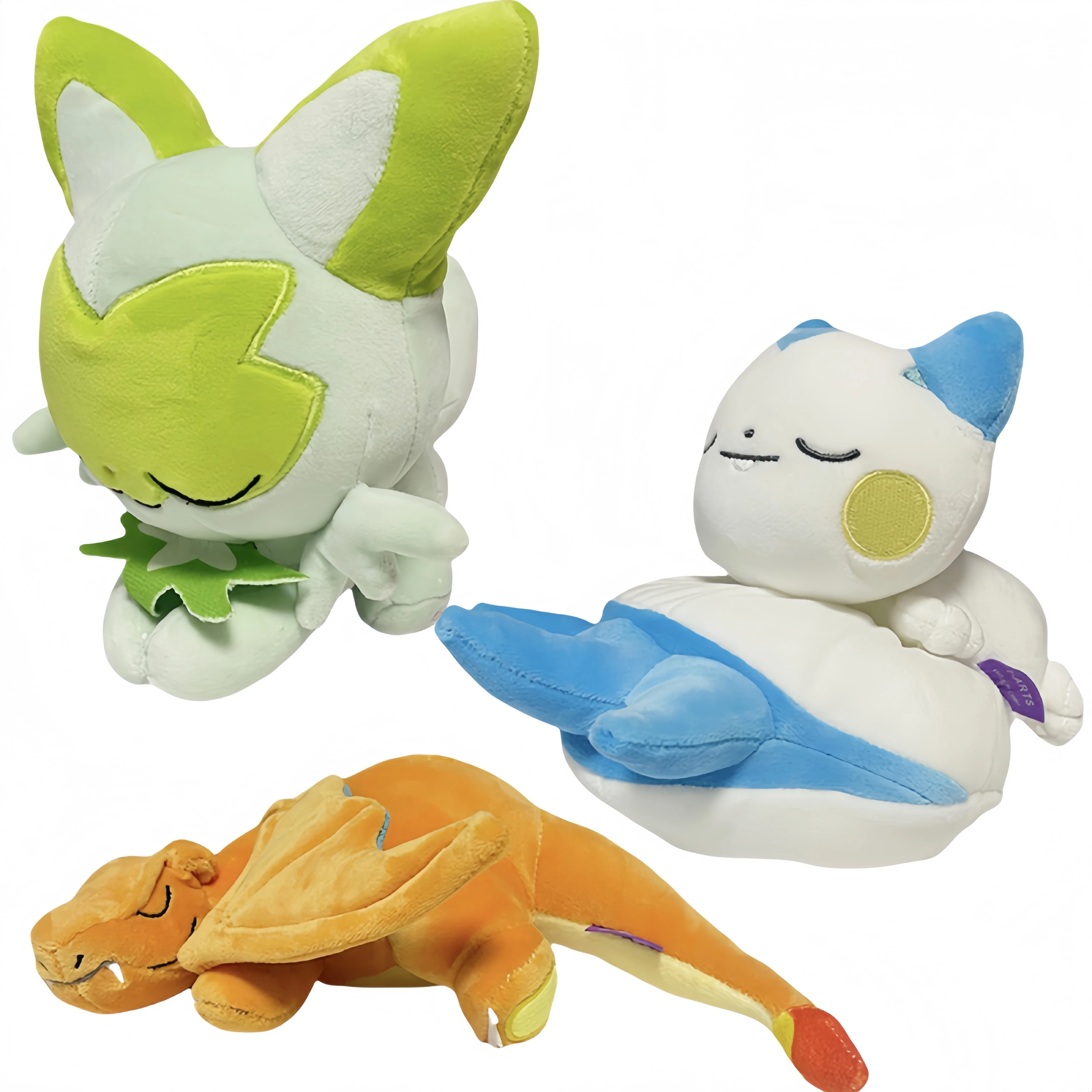 

Pokemon Sleeping Sprigatito Charizard Sylveon Pachirisu Plush Toys Kawaii Glaceon Eevee Gengar Piplup Pawmi Peluche Dolls Gifts