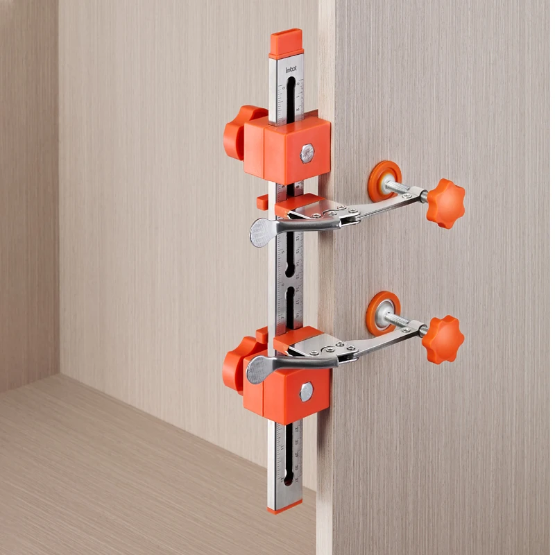 Heavy Duty Stainless Steel Drawer Slide Jig with Magnetic Arm Quick Clamp Hardware Products for DIY Cabinet Woodworking view 5
