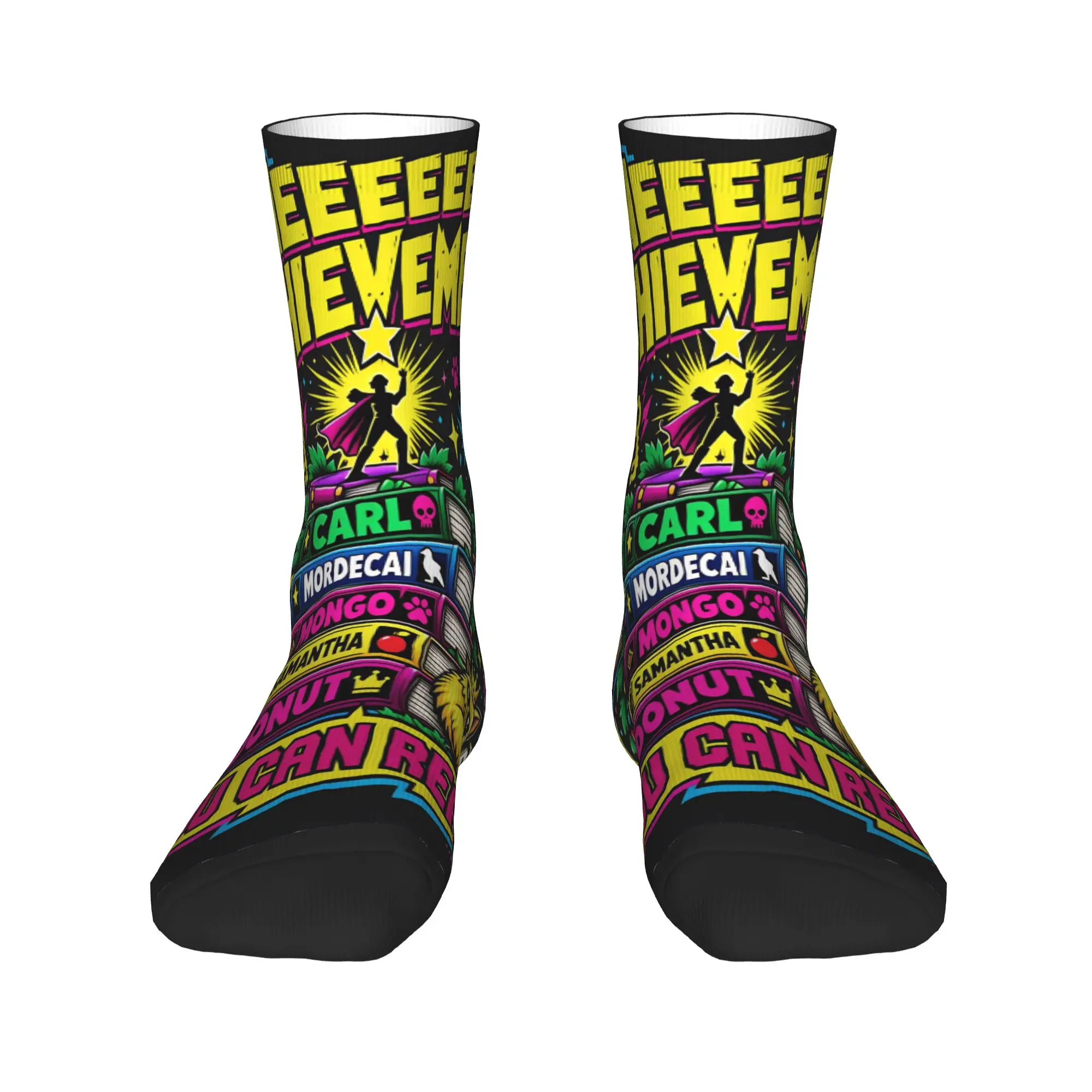 Funny New Achievement You Can Read LitRPG Book Lover Carl Stockings  Custom Fashion Socks Autumn Non Slip Socks Unisex