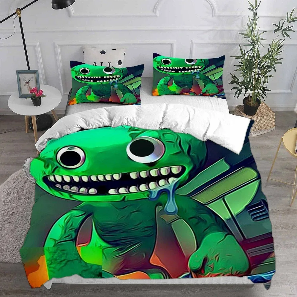 

3D Printed Game Garten of Banban Bedding Sets Comforter Quilt Bed Cover Duvet Cover Pillow Case Sets Kids Adult Size