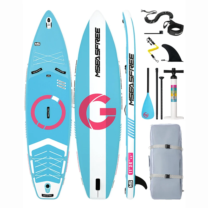 Надувная доска для серфинга, OG BLUE, 335*86*15 см, доска для серфинга стоя, набор для серфинга с весловочным плавником, надувной веревочный рюкзак для ног Надувная доска для серфинга, OG BLUE, 335*86*15 см, доска для серфинга стоя, набор для серфинга с весловочным плавником, надувной веревочный рюкзак для ног