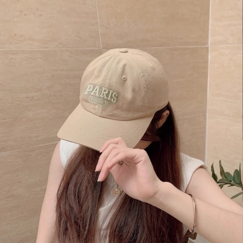 Fashion Baseball Cap for Women\'s Summer Simple Soft Top Visor Caps Casual Embroidered Letters Men\'s Adjustable Fishing Hats