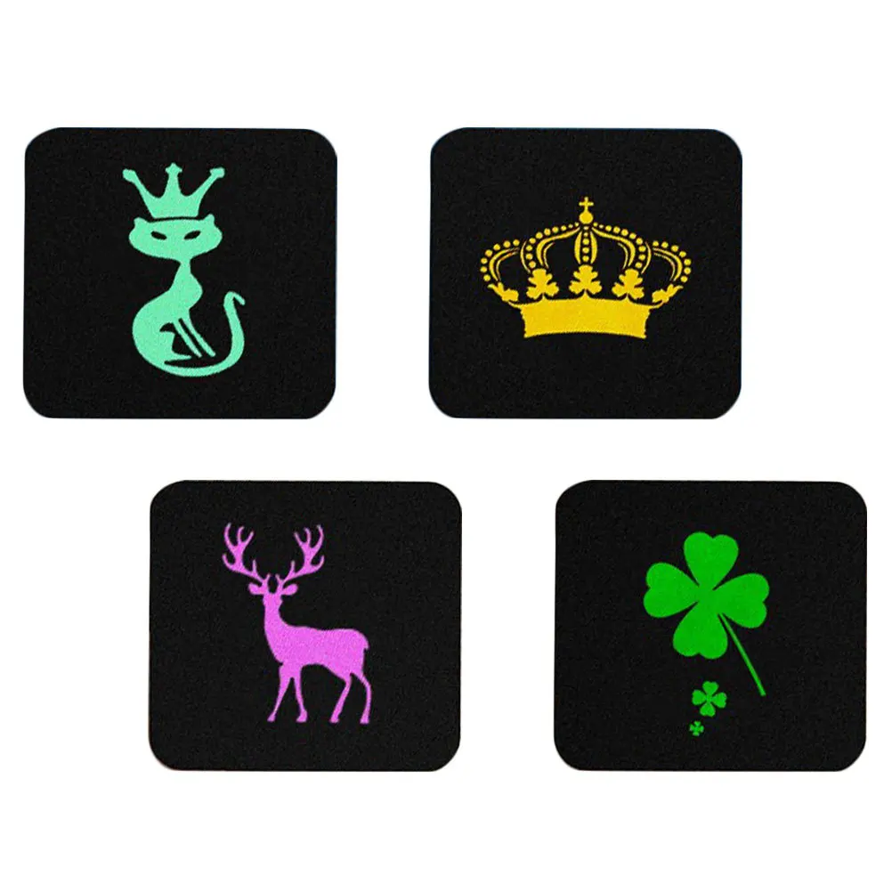 Mini miroirs de maquillage compacts portables, légers, pliables, pour voyage, petit miroir de maquillage, 4 pièces