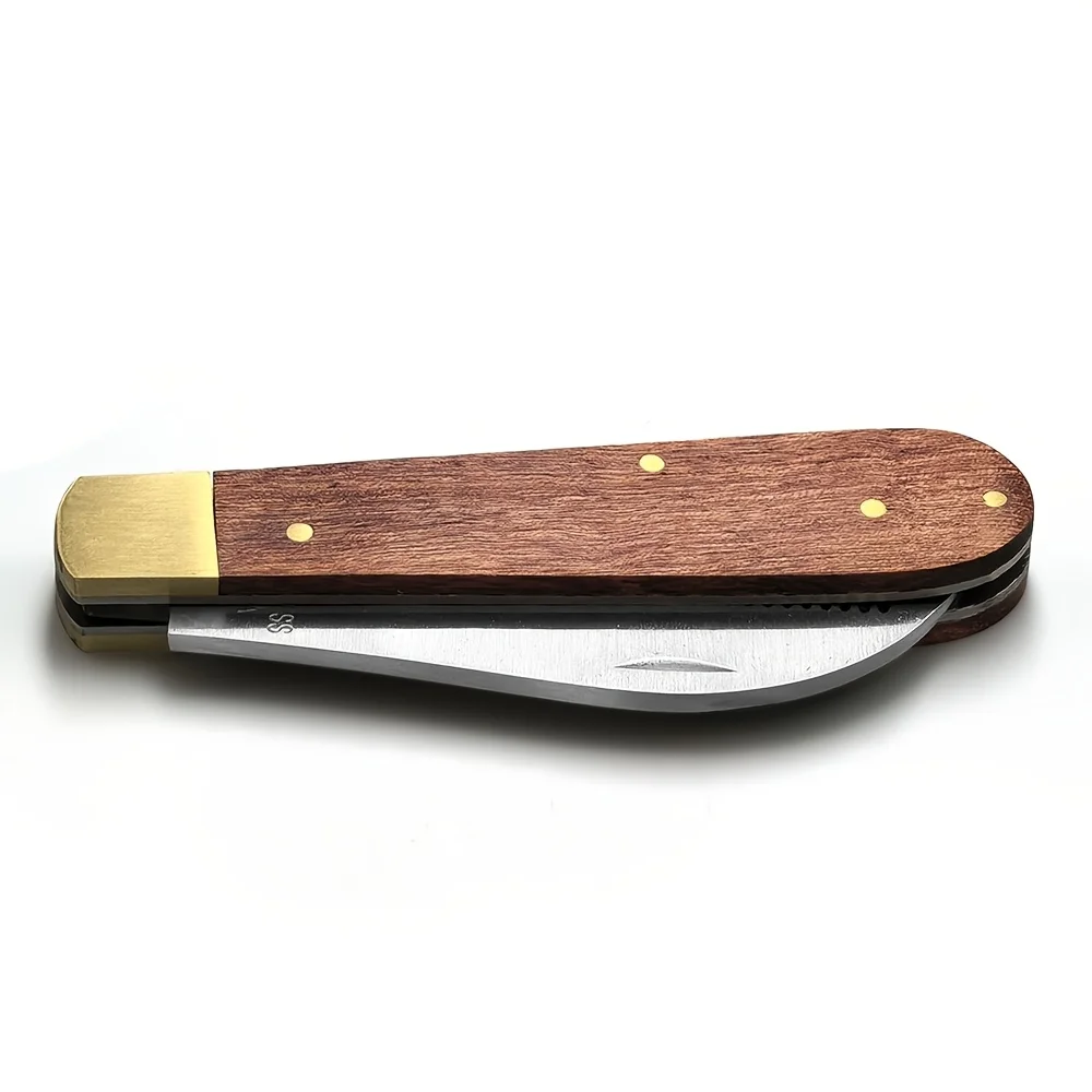 Wooden Handle Horse Mane Tail Rake Comb Stainless Steel Detangler for Grooming Shedding  Detangling Horse HairProduct
