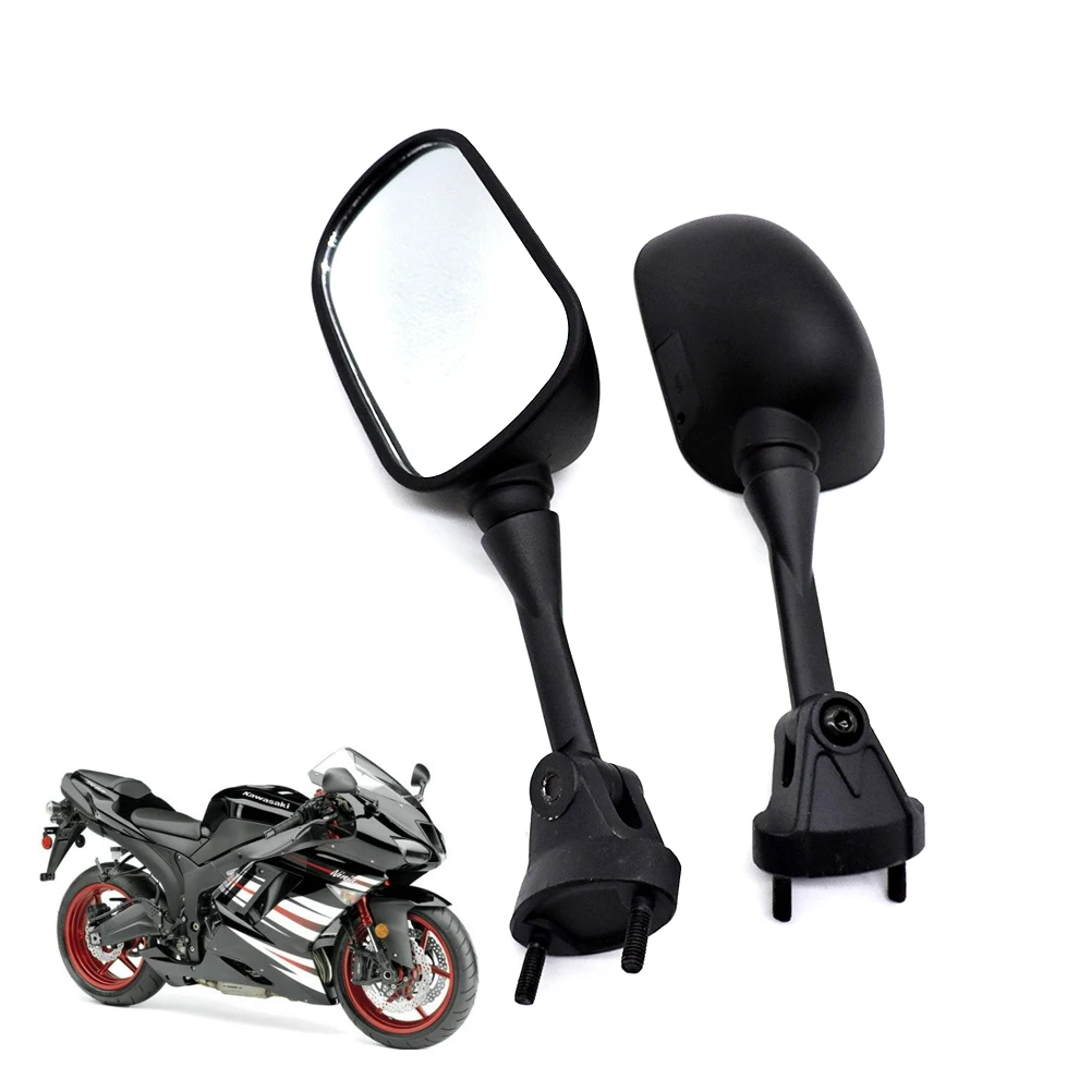 

Motorcycle Rear View Side Mirrors For Kawasaki NINJA ZX10R 2004 2005 2006 2007 2008 2009 2010 ZX6R ZX-6R 2005 2006 2007 2008