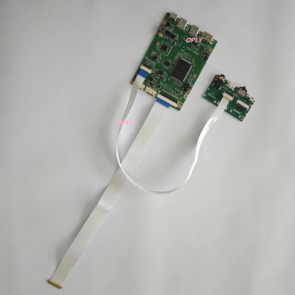 

Плата контроллера 2 TYPE C Mini HDMI-совместимая для N140BGE N140BGE-EB3 N140BGE-E53 14 дюймов 1366 × 768 EDP светодиодная панель комплект экрана DIY