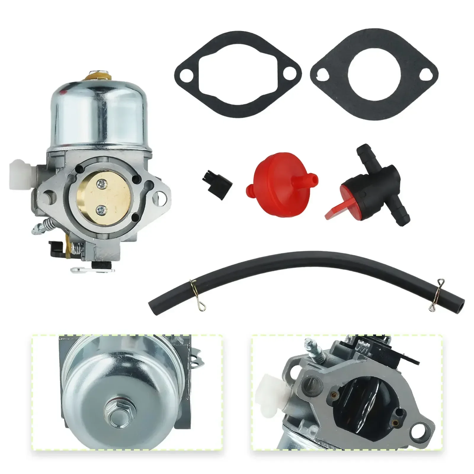 Imagem -03 - Kits de Cortador Carby de Carburador para Motor Briggs & Stratton13hp i c 28m707 28r707 28t707 28v707 694941 699831 Peças do Cortador de Grama