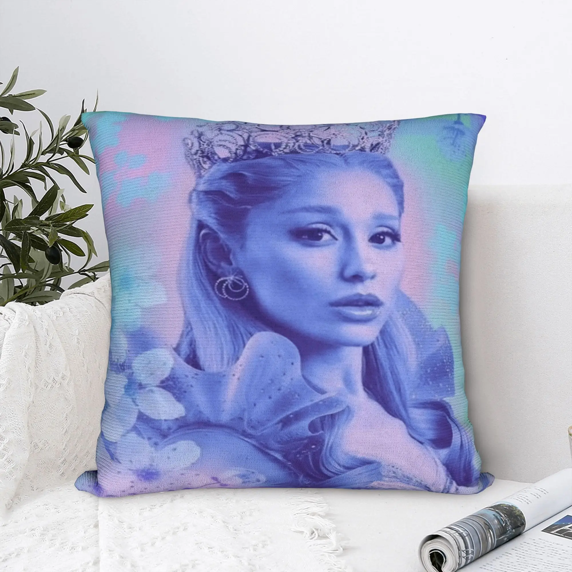 W-Wicked 2 Musical Movie Glinda Elphaba Pillow Case  Graphic Pillow Cover For Chair Sofa Home Decor Kawaii Pillowcases