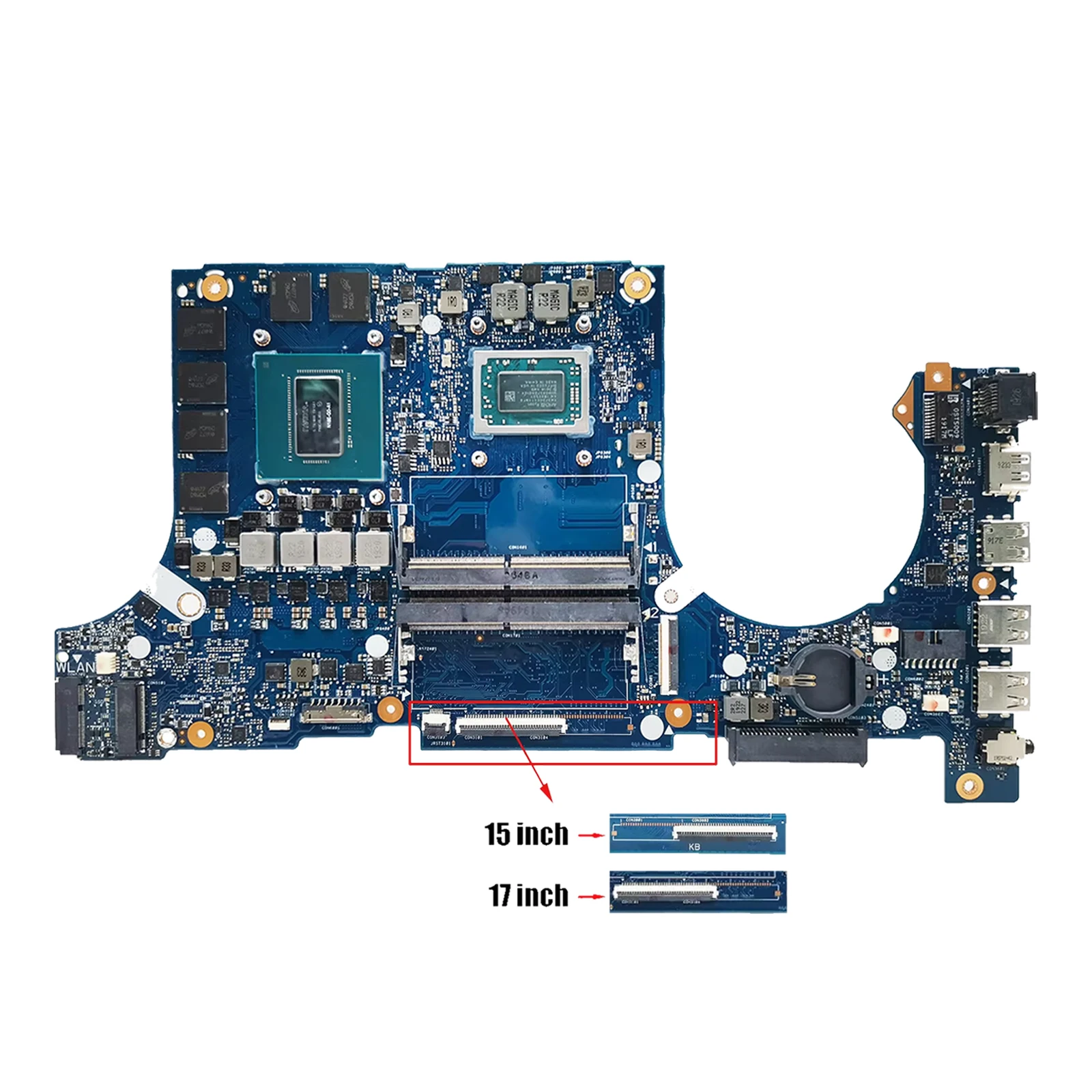 FX505D Mainboard For ASUS FX505DU FX705DU FX95D FX505DV MW505D PX505D TUF505D MW705D PX705D TUF705D Laptop Motherboard V6G