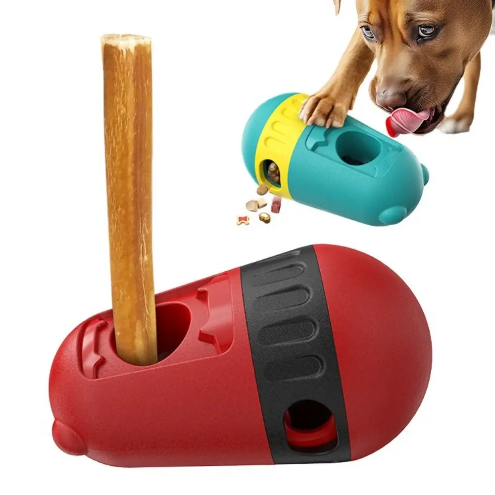 

Bite Resistant Dog Treat Dispenser Toy Feeding Indoor Training Dog Puzzle Toy Rotating Relieve Boredom Food Dispensing Toy
