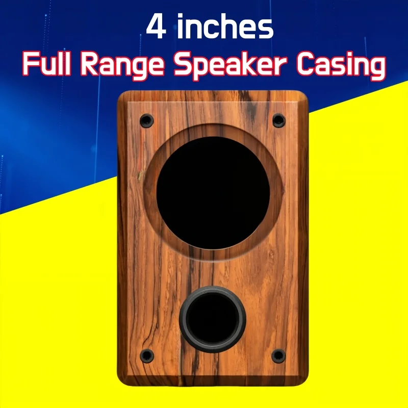 

DIY Speaker Modification,Q4-4inch Full Range Speaker Empty Box, Car/Home Passive Speaker Wooden Maze Box, Subwoofer Wooden Shell