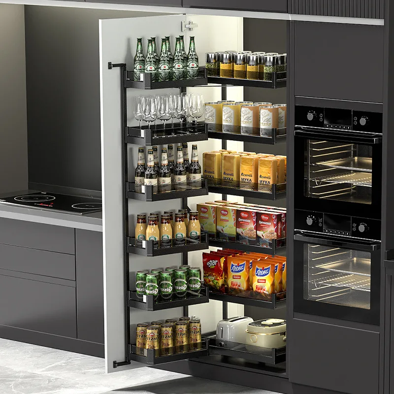 

Weina kitchen and bathroom snacks big monster deep kitchen cabinet high cabinet all aluminum linkage pull