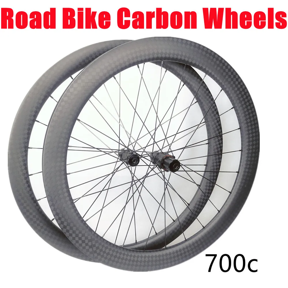 

30mm 38mm 45mm 50mm 60mm Clincher Tubular Tubeless Gravel Road Disc Wheels Center Lock or 6 Bolts 700c Disc Brake Carbon Wheels