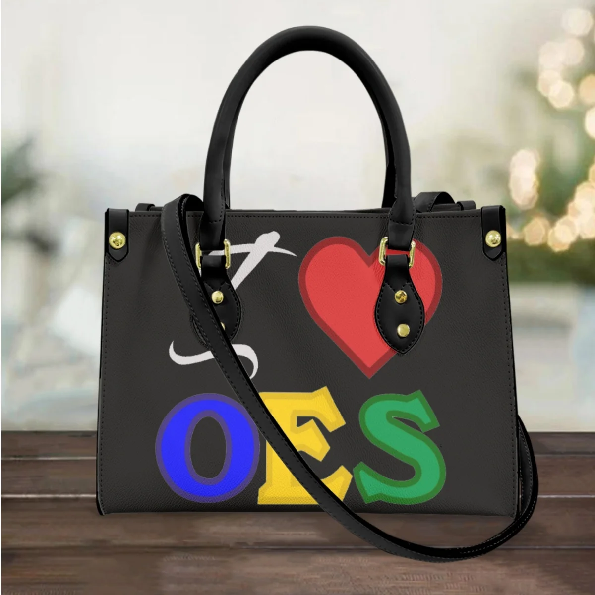 Cross Body Bags Female I love OES Sistars Order Of Eastern Print Lucury Handbags Fashion Casual Commuter Shoulder Bag Totes 2023