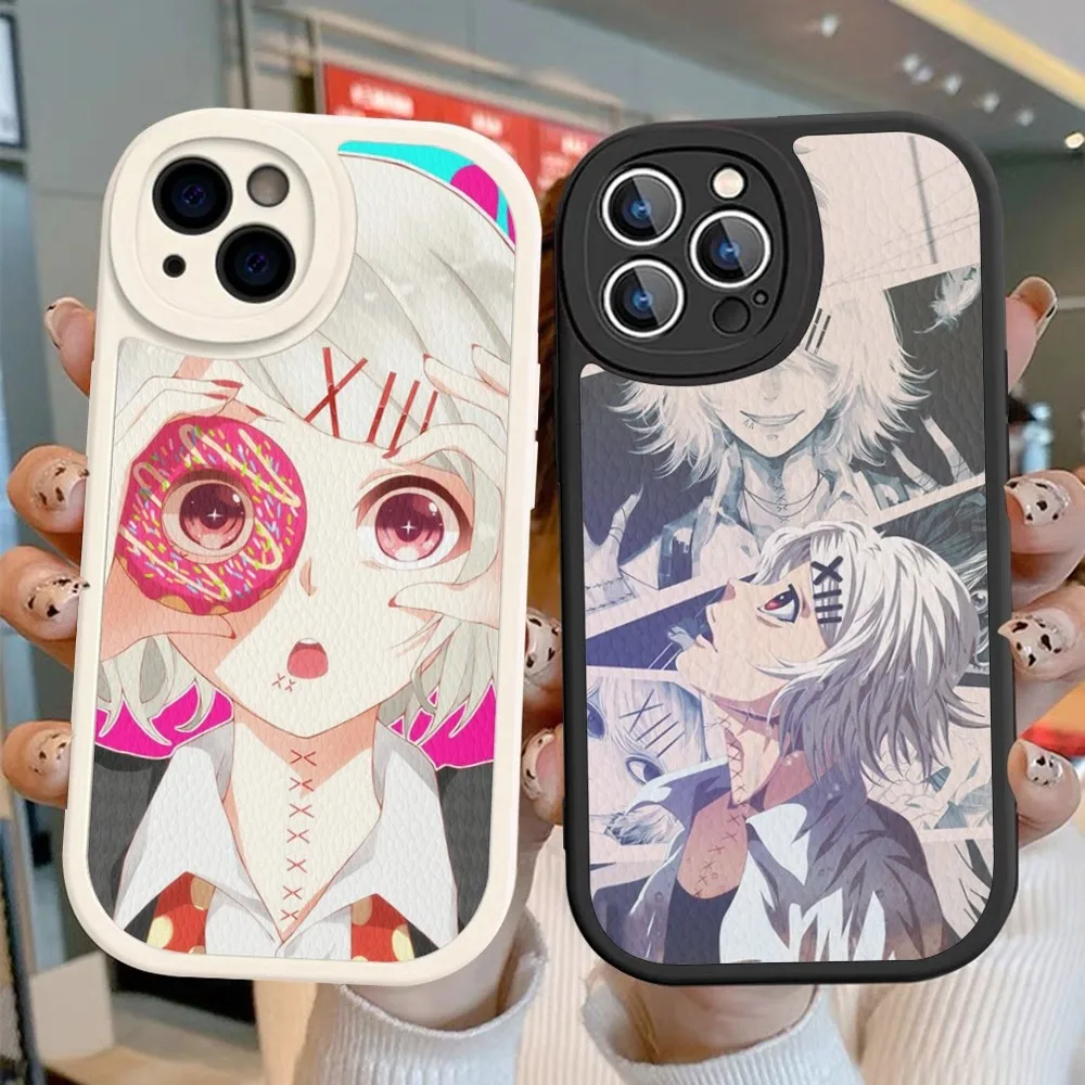 Juzo Suzuya Tokyo Ghouls Phone Case Hard Leather For iPhone 14 13 12 Mini 11 14 Pro Max Xs X Xr 7 8 Plus Fundas