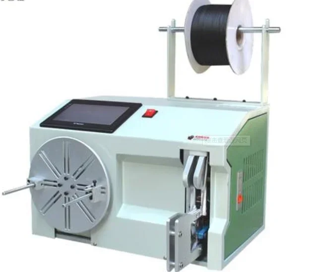 Automatic USB Cable Winding Machine With Wire Tie Function Cable Processing Manufacturing Equipment