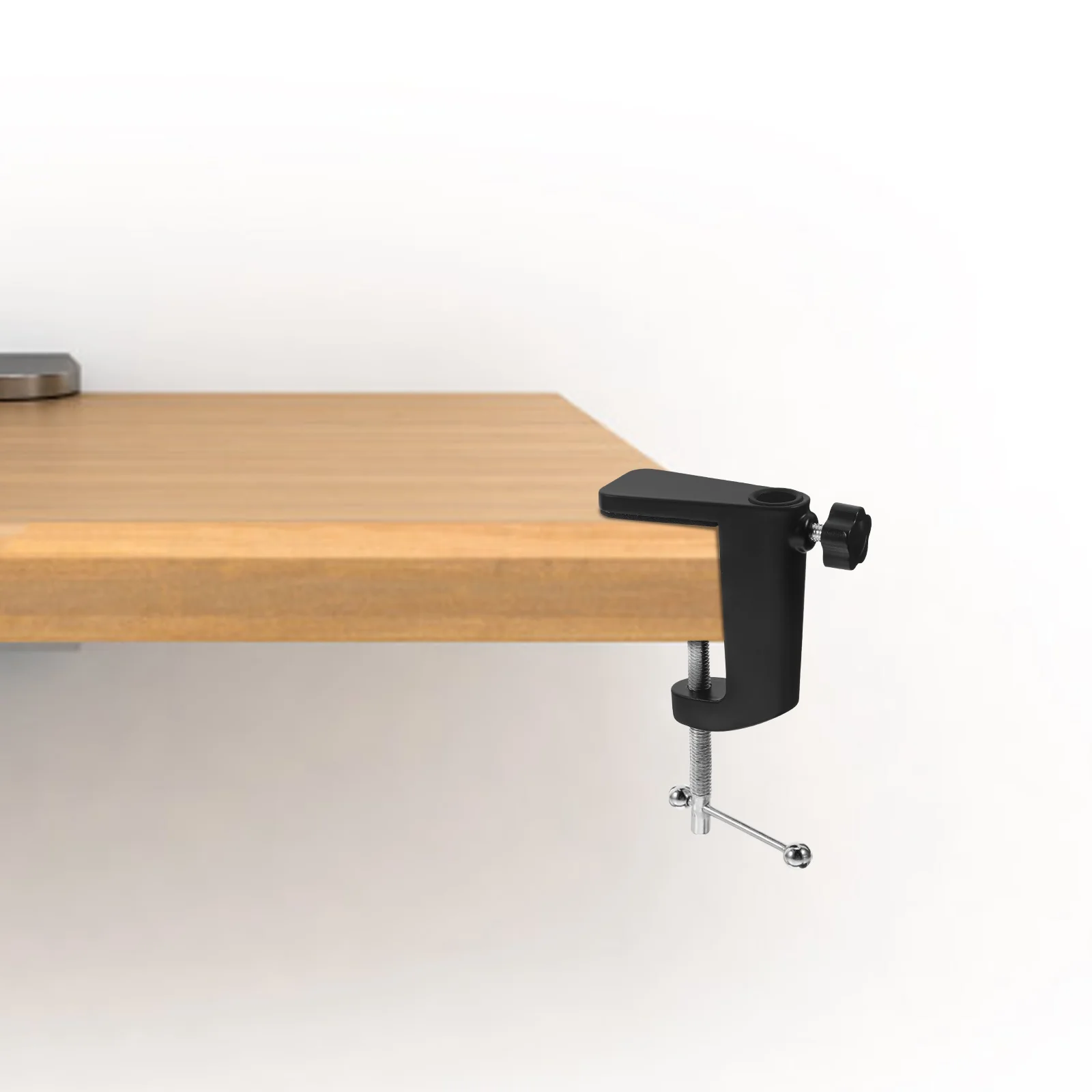 

2Pcs Phone Tablet Stand Clamp Secure Grip Table Mount Clip Compatible Microphone Arm Desk Clamp Adjustable Portable