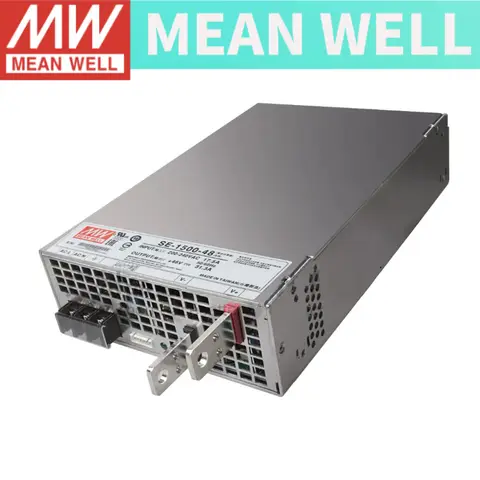MEAN WELL SE-1500 – alimentation d'origine 1500W, AC 220V à DC 48V PSU 5V/300A 12V/125A 15V/100A 24V/62.5A 27V/55.6A 48V/31.3A