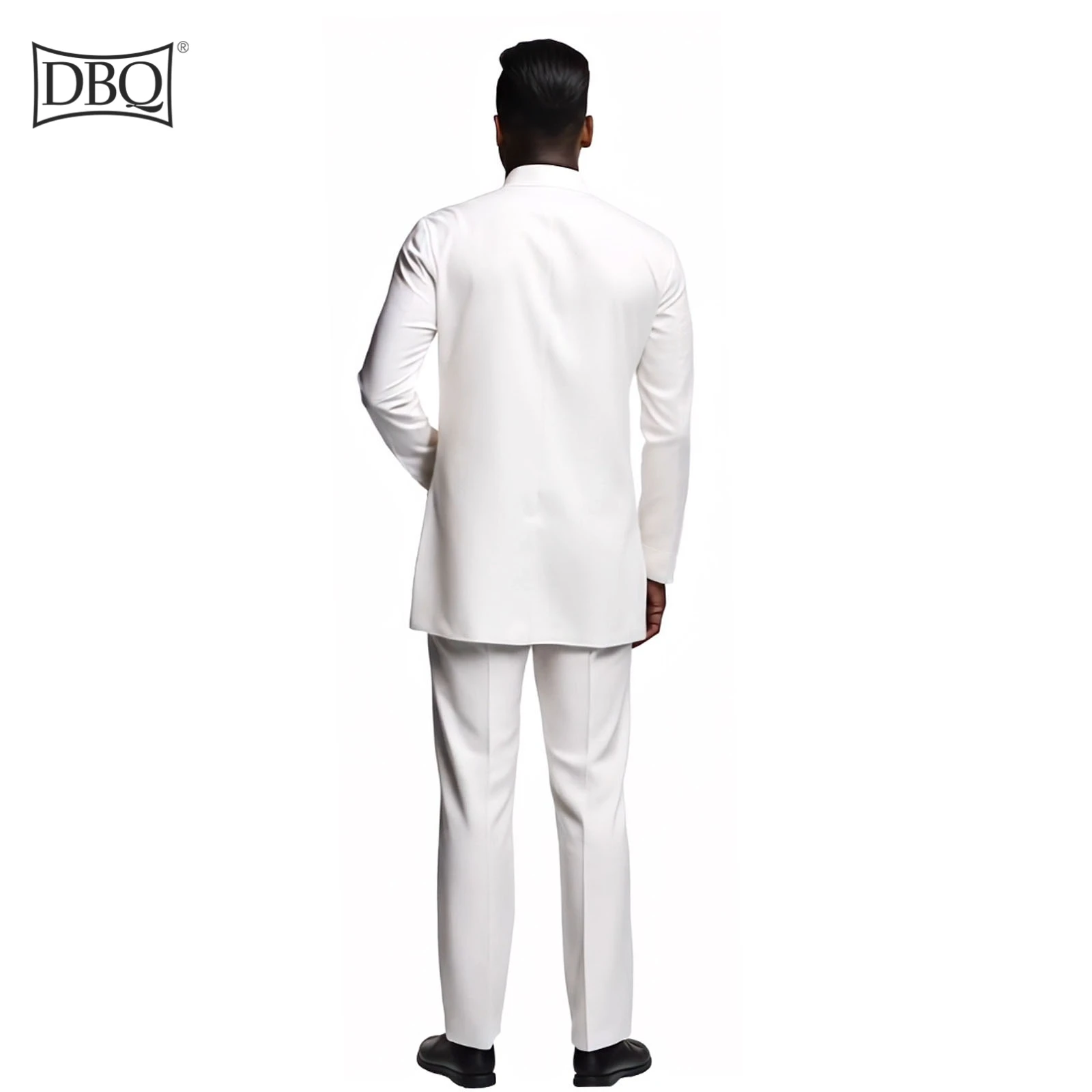 DBQ African Clothes for Men Soild Color Shirts Jacket Pants Set Plus Size Casual Outwear Traditional BD171