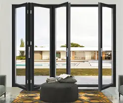 DN Factory Price Thermal Break Aluminum Doors and Windows for Home Folding Door Home Decoration for Patio