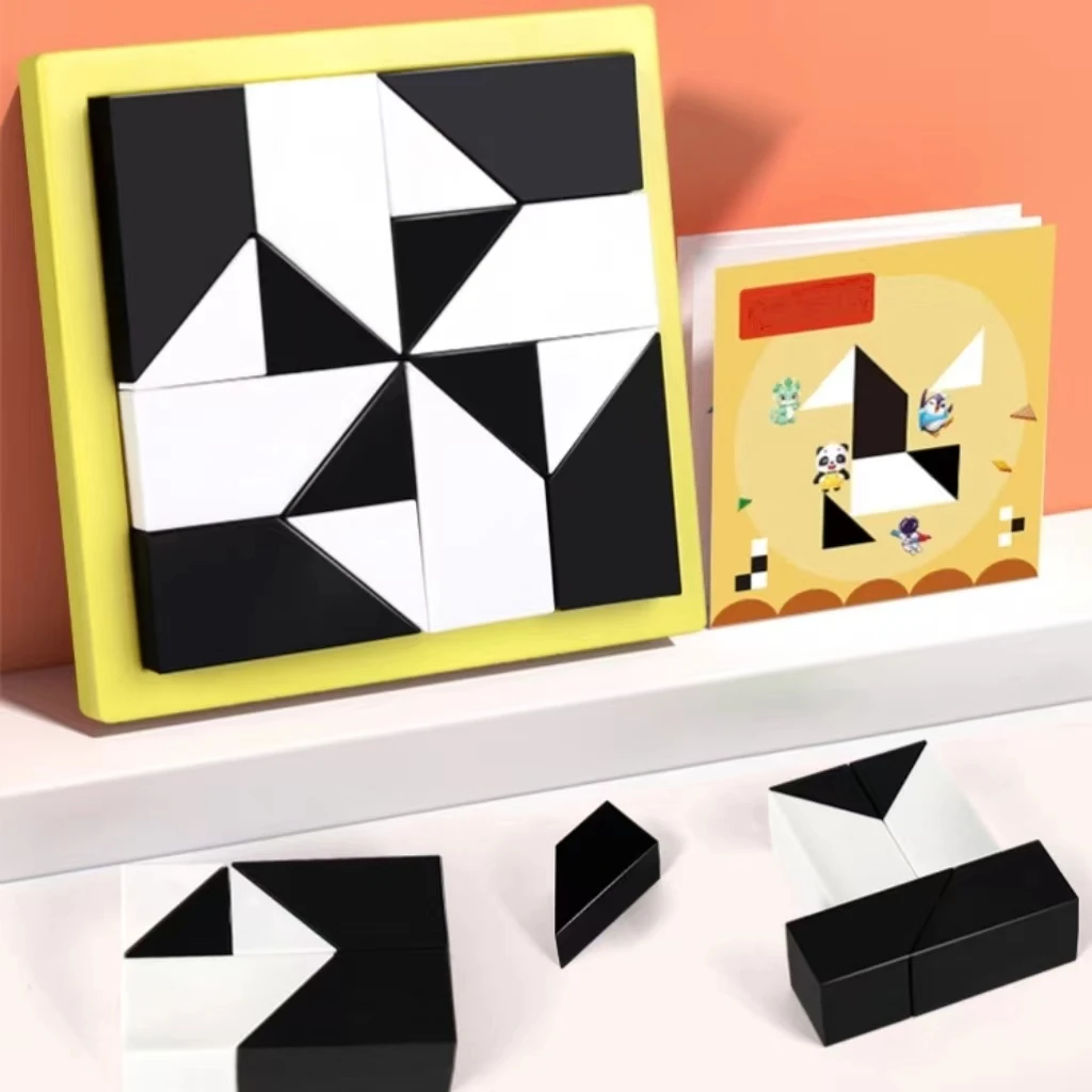 Hidden puzzle blocks dimensional puzzle children education and entertainment games exercise children\'s spatial imagination
